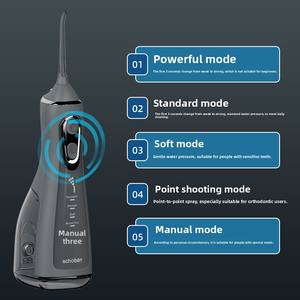 Irrigador Bucal Portátil, Limpiador de Dientes con Hilo Dental, Irrigador de Agua Portátil Mini para Limpieza Dental - Product Image 4