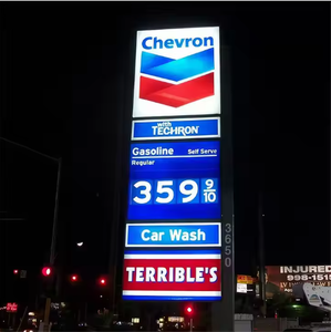 Panneau de pylône de station-service LED extérieur pour le panneau d'affichage directionnel d'orientation d'affaires de gaz - Product Image 4