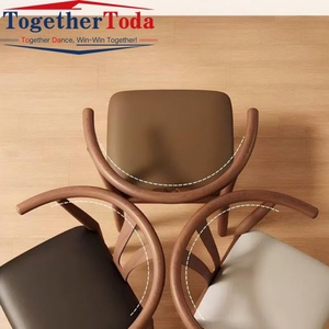 Fauteuil en bois rembourré élégant, ergonomique, confortable et durable pour la maison, la cuisine, le restaurant, le café, l'hôtel, le banquet - Product Image 2