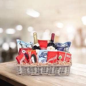 Yulin Jiafu Create Eco-Friendly Nautical Style Wicker Gift <strong>Hamper</strong> <strong>Basket</strong> <strong>Kit</strong> for Christmas Baby Shower Birthday Gifts - Product Image 2