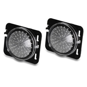 Luce LED di Segnalazione Laterale per Paraurti Anteriore Jeep Wrangler JK 2007-2015, Indicatore di Avvertimento Senza Errori, Accessorio Auto - Product Image 5