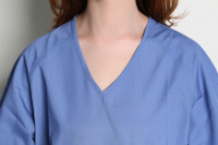 Ensemble d'uniformes médicaux pour femmes, col en V croisé, manches courtes, pantalon droit, tenue de travail pour clinique, dentisterie, SPA