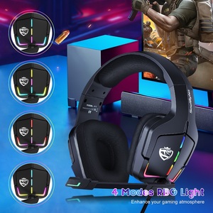 Soulbytes S12 Casque de jeu avec câble adaptateur Annulation du bruit <span class=keywords><strong>RGB</strong></span> Filaire USB 3.5mm Casque de jeu pour <span class=keywords><strong>PC</strong></span> - Product Image 2