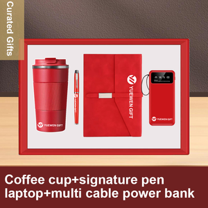Персонализированный Пользовательский логотип офисный бизнес подарок рекламная кофейная чашка ручка блокнот корпоративный роскошный подарочный набор - Product Image 4