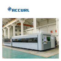Machine de découpe laser à fibre ACCURL pour plaques métalliques en acier, aluminium, cuivre, laiton