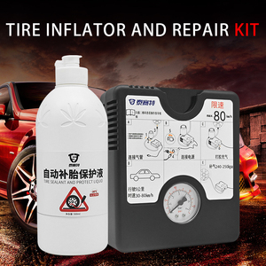 Kit <span class=keywords><strong>de</strong></span> Inflado y Sellado <span class=keywords><strong>de</strong></span> Neumáticos TYRESEALANT OEM, Reparación Automática con Inflado, No Corrosivo, Reparación Rápida en 3-5 Minutos para Neumáticos Sin Cámara - Product Image 3