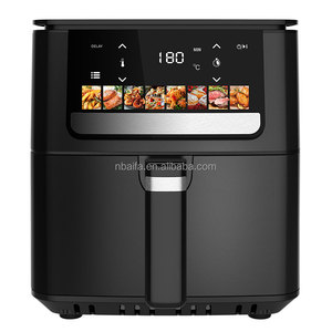 Aifa-Friteuse intelligente numérique à double tiroir 12L, thermomètre à viande, à double chauffage, à fenêtre en verre - Product Image 6