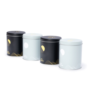Custom Empty <strong>Tins</strong> For <strong>Tea</strong> Packing Metal Canister <strong>Tin</strong> Round Box Food Grade Matcha Powder Coffee <strong>Tea</strong> <strong>Caddy</strong> <strong>Tin</strong> - Product Image 5
