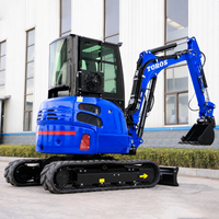 PENGIRIMAN GRATIS Toros Excavator Mini Baru 1 Ton 2 Ton Excavator Kubota Digger Beroda Rantai Performa Tinggi Perawatan Kota