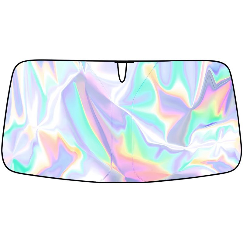 Hot Selling Oem Odm Car Laser Sunshade Sunscreen Uv Protection and Thermal Insulation Foldable Car Front Windshield Sun Umbrella