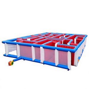Laberinto Inflable Gigante para Exteriores, Laberinto Inflable con Láser, con Accesorio de Ventilador, Juego Deportivo de Obstáculos - Product Image 1
