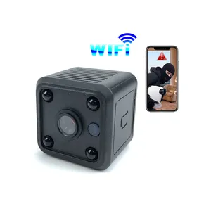 Qearim hopeway câmera pequena portátil, sem fio, bateria alimentada por oem, wifi, cctv, mini câmera ip