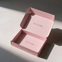 Offre Spéciale boîte d'expédition en carton rose imprimée personnalisée boîtes postales d'abonnement personnalisées de haute qualité