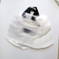 Sac fourre-tout en BOPP recyclable avec design transparent, poignée longue, logo personnalisé, impression sérigraphique pour femmes