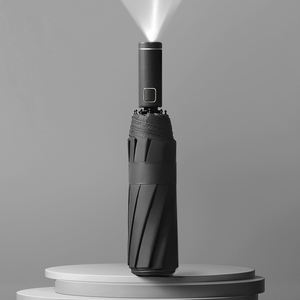 Vente en gros <span class=keywords><strong>Parapluie</strong></span> lampe de poche anti-vent automatique bonne qualité résistant aux tempêtes <span class=keywords><strong>Parapluie</strong></span> LED 3 plis pour <span class=keywords><strong>homme</strong></span> - Product Image 6