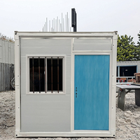 Maison conteneur en acier extensible Maison modulaire pliable Villa Panneau sandwich Bureau Hôtel Salle d'activité temporaire mobile