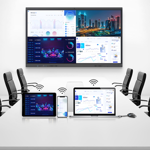 Android 14 Puissant processeur Octa-Core avec caméra AI intégrée de 48MP et micro Carte intelligente interactive à écran plat de 65 pouces, écran 4K - Product Image 1