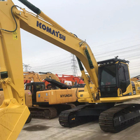 Excavadora de orugas Komatsu usada más vendida, súper condición de trabajo, motor central, bomba de Motor, caja de cambios PLC