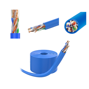 Bas prix UTP Cat 6 câble 23AWG BC 4 paires intérieur extérieur réseau <span class=keywords><strong>Internet</strong></span> Cat 6 câble de Communication - Product Image 3