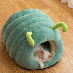 四季通用宠物用品可爱舒适狗屋毛绒猫洞安全睡猫狗窝 - Product Image 5