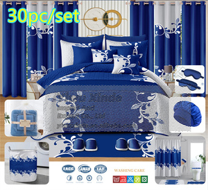 Set Sprei 30 pcs dengan Gorden dan Quilt Ukuran King - Product Image 5
