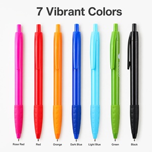 Bolígrafo Retráctil de Plástico Personalizado y Económico con Logotipo Impreso en UV de 1.0 mm, para Eventos Corporativos, Ferias Comerciales, Regalo - Product Image 4