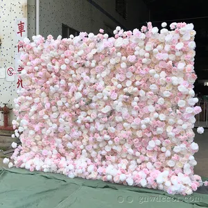 GNW — hortensias en soie, décoration de mariage de luxe, pour fête, mur floral, de haute qualité, 1603001