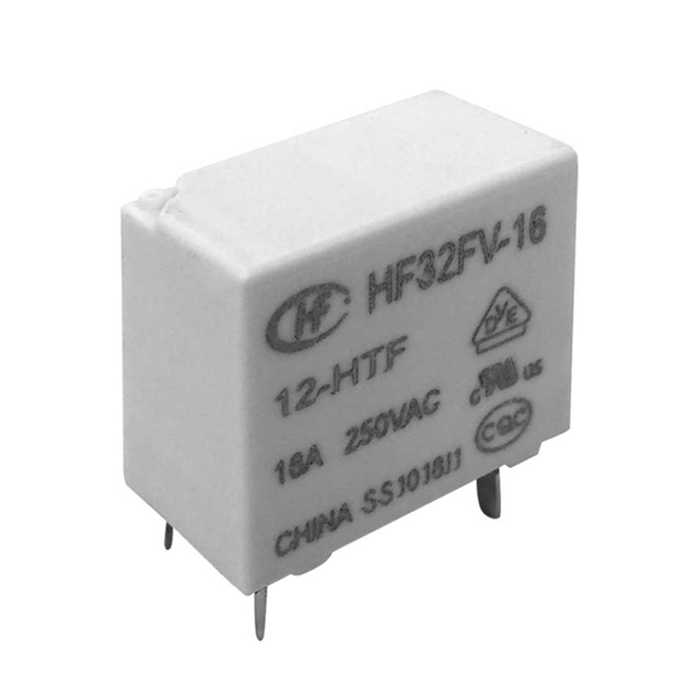 HF32FV-16/012-HLTF(590) HONGFA Relay 16A Power Relays for Industrial Equipment Electrical Control Over 2 Amps