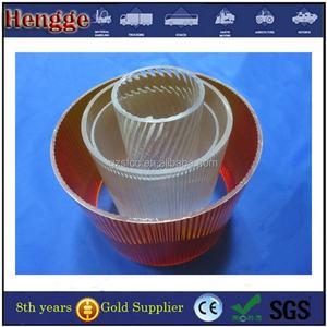 Tubo Acrílico Transparente Acanalado, Tubo PMMA Transparente Acanalado - Product Image 6