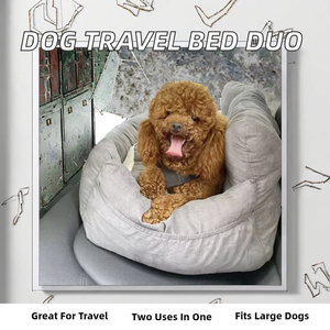 Cama para Perros de Doble Uso, Moderna, de Tela, para Perros Grandes, Diseño Sólido, para el Asiento Trasero del Automóvil, Tipo Nido, Ideal para Viajes, para Todas las Estaciones - Product Image 2
