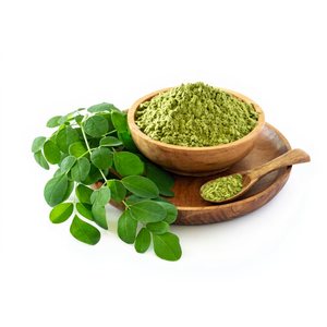 Polvo de Hoja de Moringa 100% Orgánico de Grado Alimenticio, Extraído con Solvente, Alta Calidad, Precio Confiable, Natural de Bangladesh, en Tambor, Venta al Por Mayor - Product Image 1