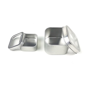 Boîte en fer blanc rectangulaire personnalisée avec couvercle hermétique, vente chaude d'usine, emballage pour bonbons et chocolats - Product Image 2