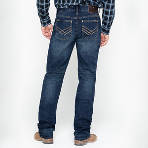 Pantalones vaqueros clásicos de alta calidad para hombre, Jeans para montar en <span class=keywords><strong>moto</strong></span>, color azul, personalizados - Product Image 4