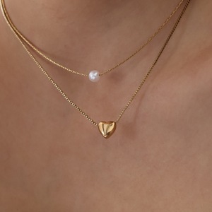<span class=keywords><strong>Collana</strong></span> di Perle Personalizzata in Acciaio Inossidabile 18k con Ciondolo a Strati a Forma di Cuore con Charm 'MAMA' <span class=keywords><strong>Collana</strong></span> Raffinata da Indossare sulla Clavicola Regalo per la <span class=keywords><strong>Festa</strong></span> <span class=keywords><strong>della</strong></span> <span class=keywords><strong>Mamma</strong></span> - Product Image 3