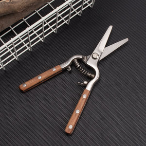 Bypass Pruner Stainless Steel Solid Wood Handle 20-30 Mm Trimming Diameter <b>Garden</b> Pruning Shears For Fruit <b>Tree</b> Flower Cutting - Product Image 3