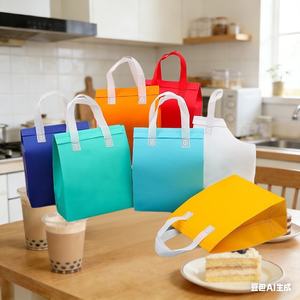 Sac isotherme personnalisé grand format pour pique-nique, courses, livraison, avec impression sur mesure, imperméable, pour aliments, réutilisable, avec logo. - Product Image 1