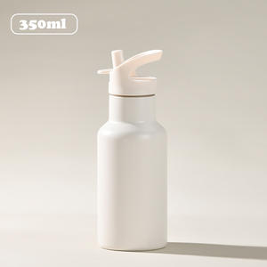 Customized 350ml Double Wall Cup 304 Stainless Steel <b>Insulated</b> Water <b>Bottle</b> <b>With</b> <b>Straws</b> - Product Image 5