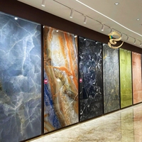 Panneau mural en PVC marbré pour cuisine moderne - Étanche, écologique, finition UV