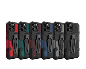 Étui de support de <span class=keywords><strong>ceinture</strong></span> à pince antichoc pour <span class=keywords><strong>IPhone</strong></span> 16 Plus 15 14 13 12 Mini 11 Pro XR X XS Max 8 7 Plus 6 6S Hybrid TPU PC Armor Cover - Product Image 1