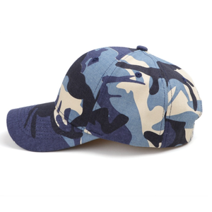 Casquette de Baseball camouflage nouveaux hommes <span class=keywords><strong>et</strong></span> femmes été loisirs de plein air mode Velcro magique autocollant casquette protection solaire chapeau - Product Image 3