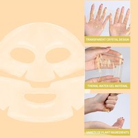 Masque facial éclaircissant et blanchissant transfrontalier au céramide, masque visage séparé, masque bio-collagène pour peaux grasses, vente en gros