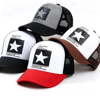 Gorra Trucker OEM de 5 Paneles, Personalizada con Bordado, Malla Transpirable de Algodón, Ajustable, Unisex, para las Cuatro Estaciones
