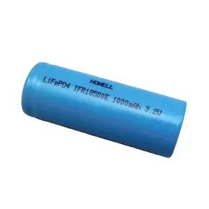 18500 3.2v cellula di batteria 900mah 1000mah 18500 lifepo4 batteria ricaricabile per IOT GPS