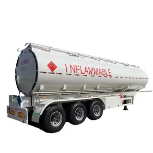 Good Product 3Axles 60cbm Trailer Transporting Diesel Gasoline Fuel Tank Semi Trailer for Sale