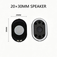 Haut-parleur magnétique en néodyme étanche IP67 KAIBOER KBE-2030 20*30MM à piste elliptique, 8 Ohms, 1 Watt, aimant interne