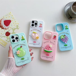 เคสลายการ์ตูนสตรอว์เบอร์รี่ 3 มิติ ป้องกันแรงโน้มถ่วง ครอบคลุมเต็มตัว สำหรับ Redmi Note 15 15Pro 15 Pro+ - Product Image 3