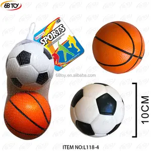 המפעל הסיטונאי התאמה אישית pu הקלה venting צעצועים כדור כדורגל כחול כדור ילדים של צעצועי ספורט