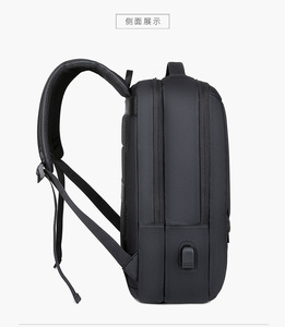 Mochila DE ORDENADOR DE NEGOCIOS avanzada para hombres con logotipo impreso en la espalda doble forro de PVC impermeable elegante al por mayor para estudiantes - Product Image 6