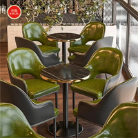 Vente en gros de meubles modernes en marbre pour hôtels et restaurants, canapé en cuir et métal, ensemble de tables et chaises pour cafés