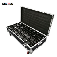 SHEHDS Prix Abordable Barre de Lumière LED Lyre à Faisceau Mobile 8 Yeux 8x12W RGBW 4-en-1 pour Scène, Discothèque et Bar